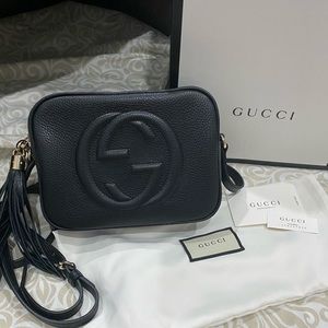 Soho Small Leather Disco bag